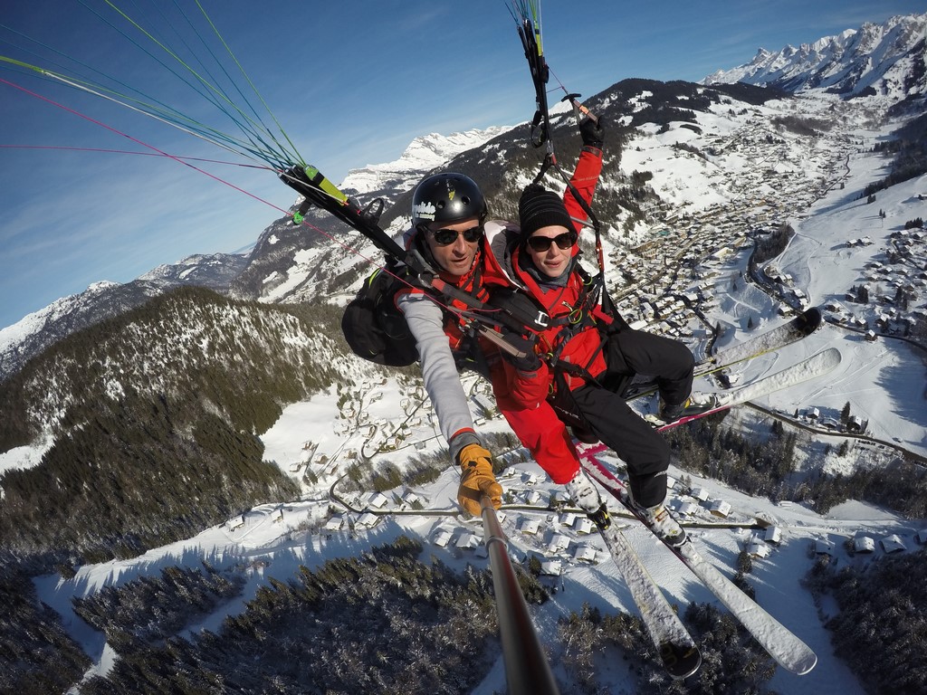 Parapente Hiver La Clusaz